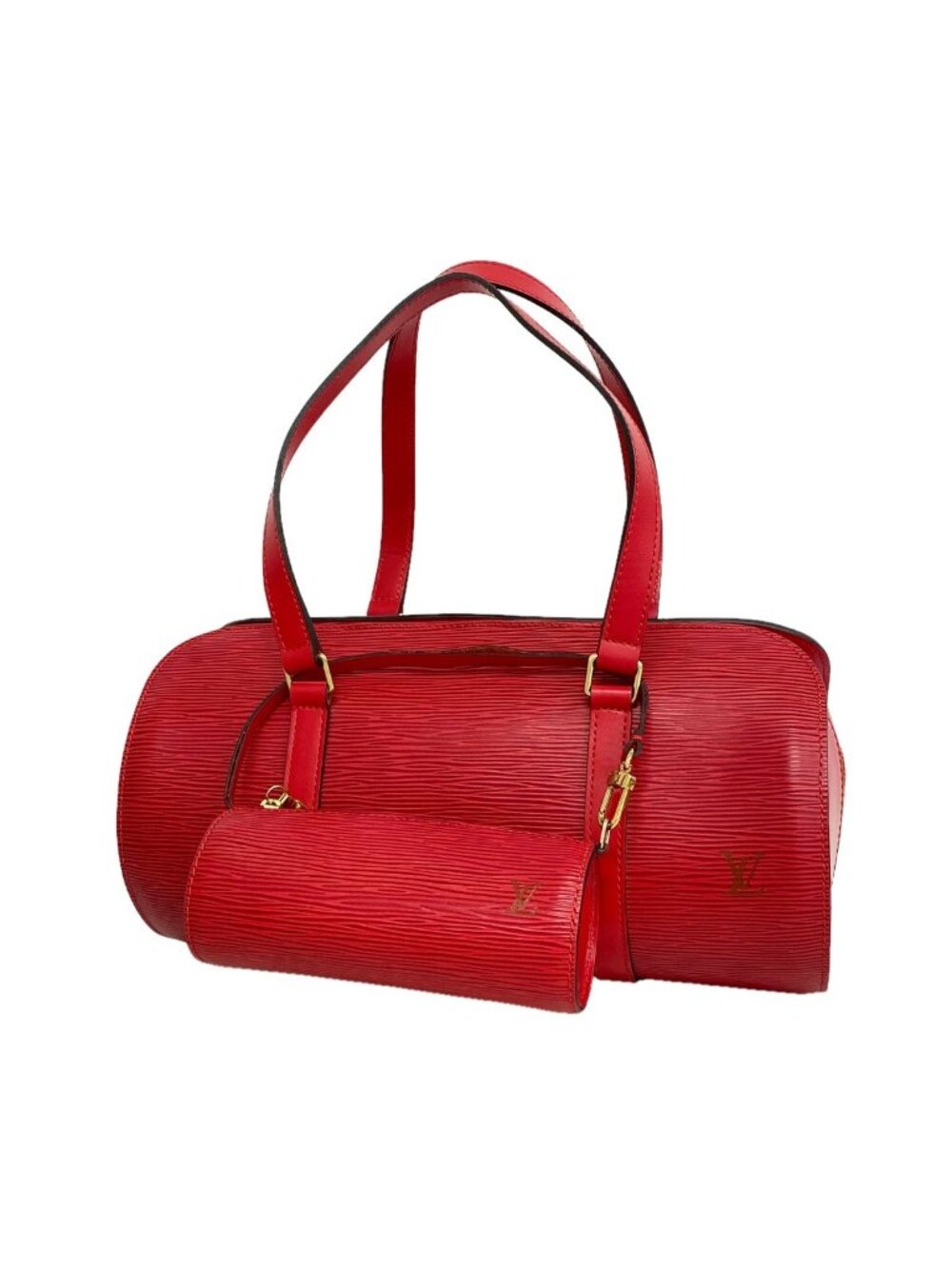 Louis Vuitton Handbag Epi Soufflot Castilian